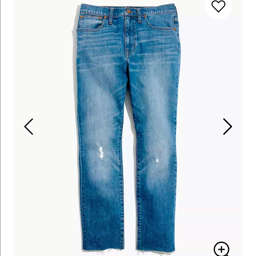 Madewell High-Rise Slim Crop Boyjean